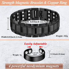 Cigmag bracelet with glossy lacquer finish that resists oxidation.