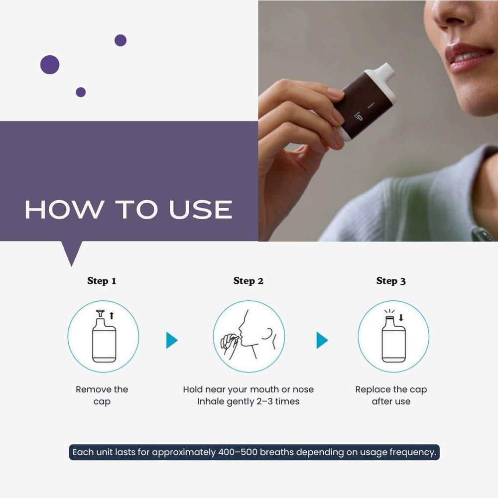 Cigtrus O₂ Inhaler pocket-size design fits bags for travel and everyday carry.