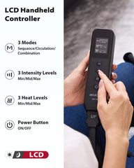 CINCOM leg massager zipper design eases wearing, especially for seniors.