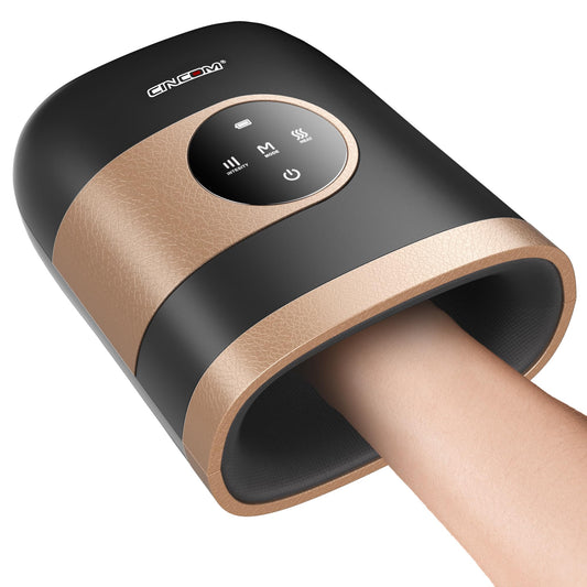 CINCOM Upgraded Hand Massager front view with 7 airbags for full hand relief