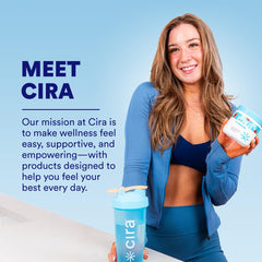 Morning routine with Cira Hydration Powder Fruit Punch to start the day refreshed.