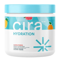 Cira Hydration Powder Fruit Punch tub ready for daily hydration.