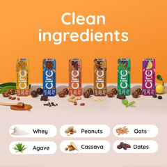 CirC Energy Bites on-the-go snack photo demonstrates easy, convenient protein for school or work.