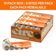 Circ Energy Bites serving shot suggests quick, tasty snacks