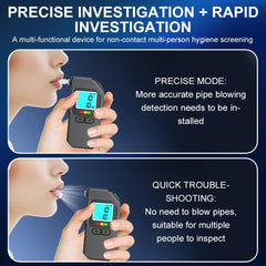 CJC Pro Breathalyzer two-mode design supports individual and group tests.