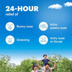 Claritin Children’s 5 mg loratadine chewable tablet ready for daily allergy relief.