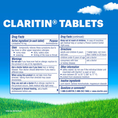 Daily-use scene with Claritin on a dresser for daytime management.
