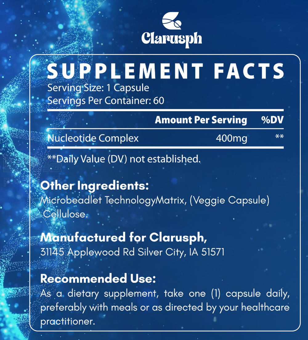 Clarusph Immunity label details highlighting ingredients and usage
