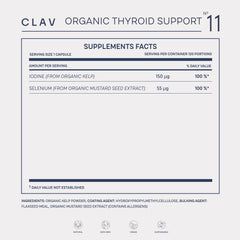Amber glass CLAV bottle preserves freshness of thyroid capsules