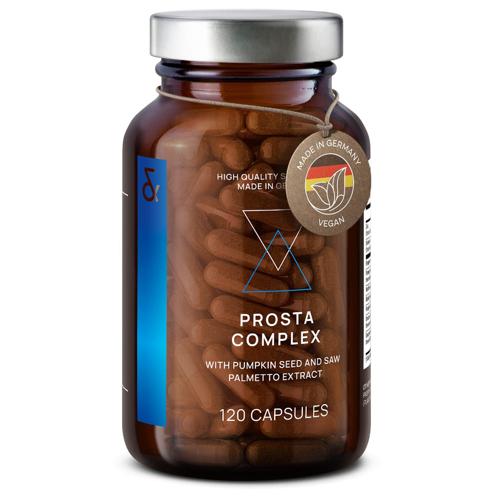 CLAV Prostate Health bottle with capsules for daily urinary comfort and general wellness.
