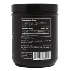 CLEAN Creatine Creapure powder highlighting high purity for reliable training sessions.