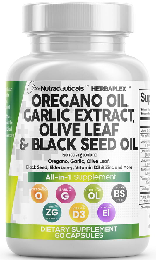 Clean Nutra oregano oil capsules: potent blend for daily immune support