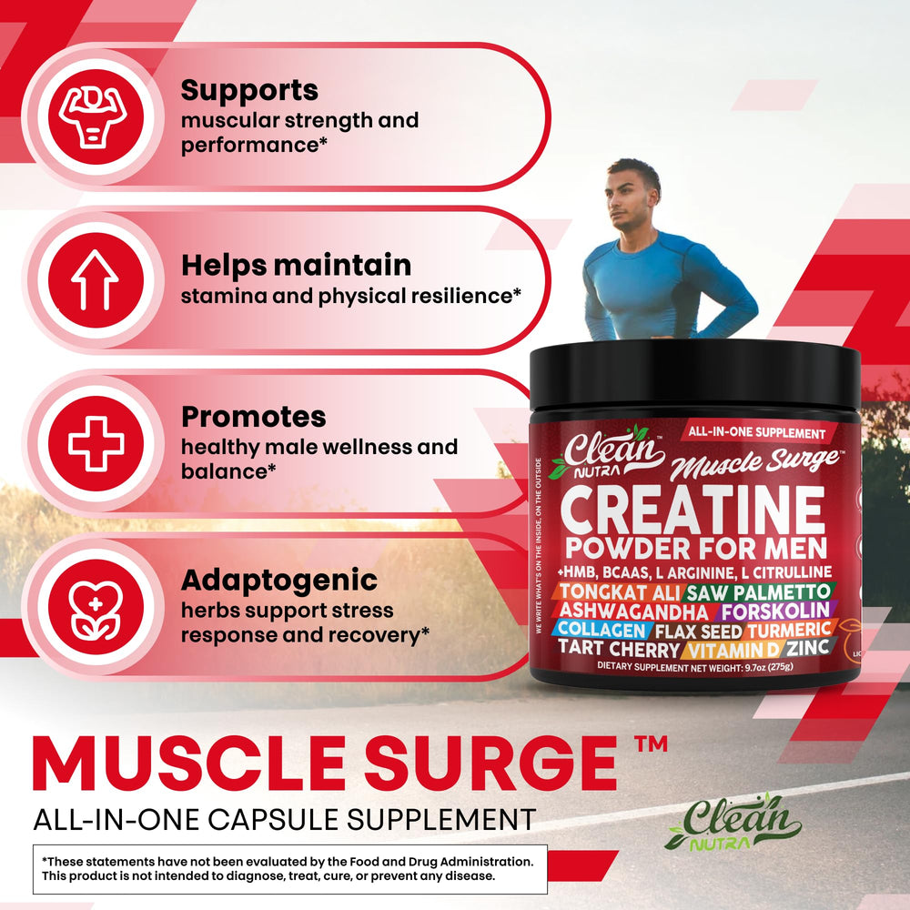 Clean Nutraceuticals Arginine Citrulline pumps for vascularity during workouts.