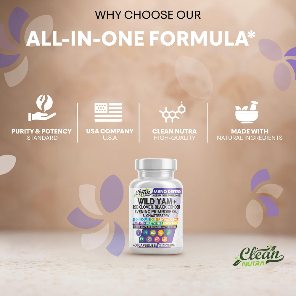 Clean Nutraceuticals Ashwagandha and Maca Root capsules for balance