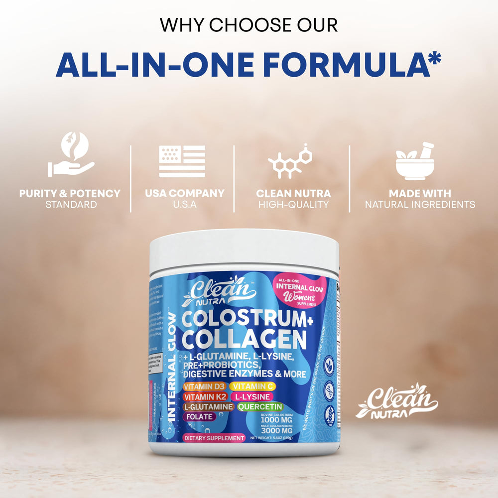 Clean Nutraceuticals bottle label closeup with premium formula details
