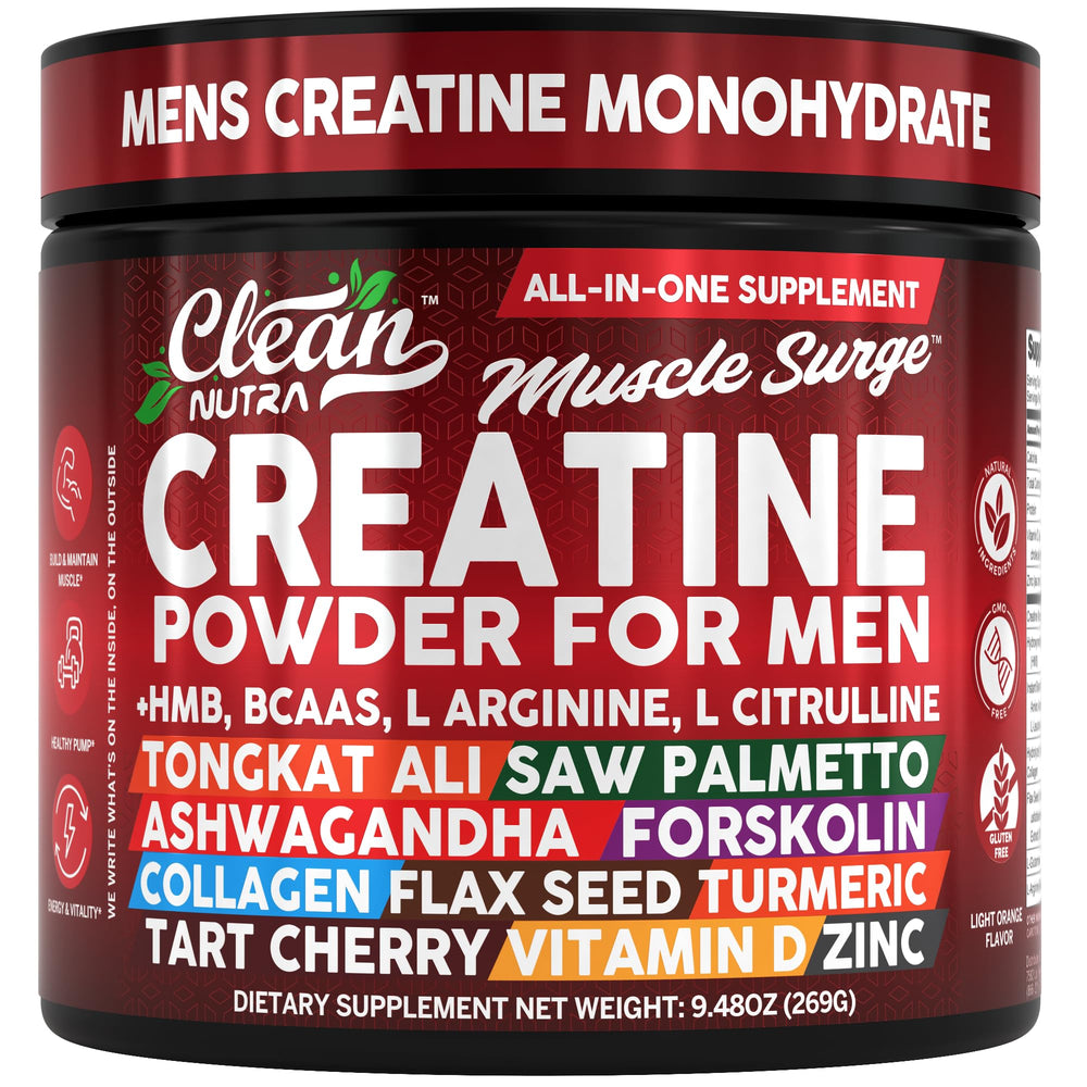 Clean Nutraceuticals Creatine Powder scoop ready for intense workouts and lean gains.