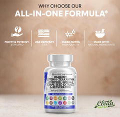 Astaxanthin included for overall eye comfort and resilience
