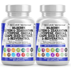 Clean Nutraceuticals eye vitamins bottle label highlighting lutein and zeaxanthin for daily eye support