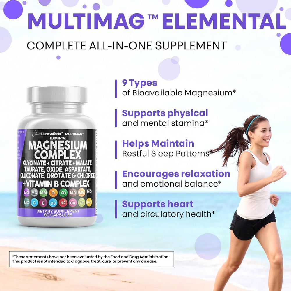 Clean Nutraceuticals MultiMag capsules arranged for easy daily dosing