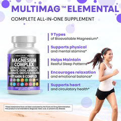 Clean Nutraceuticals MultiMag ingredients chart emphasizes magnesium and minerals.