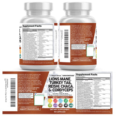 Clean Nutraceuticals Packaging design with clear label details