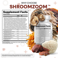Clean Nutraceuticals Reishi Chaga Cordyceps mix capsules