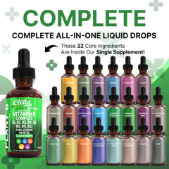 Clean Nutraceuticals B Complex Drops with dropper showing easy dosing for busy mornings.