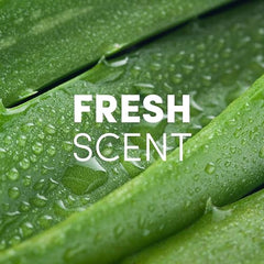 Clean Revolution hand sanitizer application demonstrates gentle foam on hands.