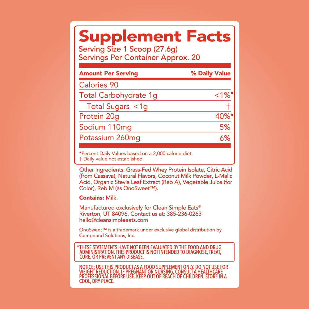 Closeup of Clear Protein Pineapple Passion pour emphasizes juicy, light texture.