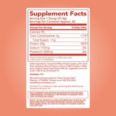 Closeup of Clear Protein Pineapple Passion pour emphasizes juicy, light texture.