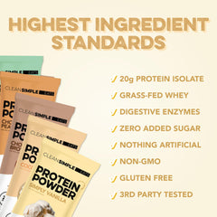 Clean Simple Eats Chocolate Peanut Butter single-serve packet creamy protein boost