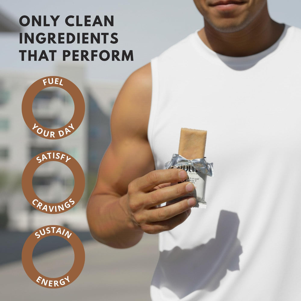 CleanForm Nulla Bar no artificial additives badge signals simple ingredients