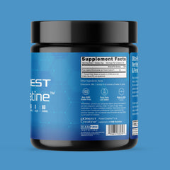 CleanForm Purest Creatine Monohydrate powder bottle closeup highlights premium packaging.