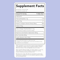 Collagen powder Beauty Blend scoop for easy daily measurement