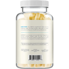 Clear Formulas CoQ10 capsules close-up emphasizing stability and swallowability.