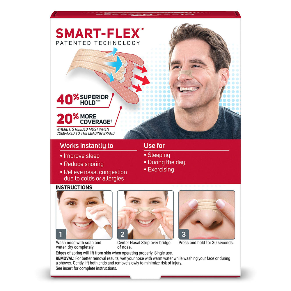 Clear Passage nasal strips help reduce snoring discomfort for light sleepers