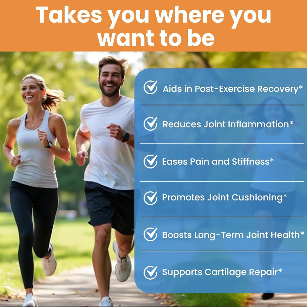 Clear Probiotics quercetin capsule image suggests antioxidant support for joints.
