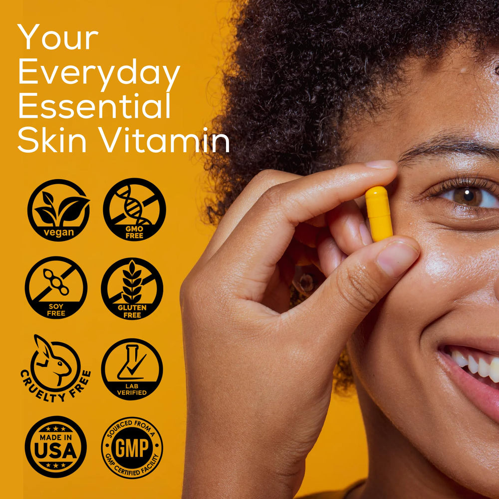 Clear Within blemish reduction close-up suggests a smoother complexion.