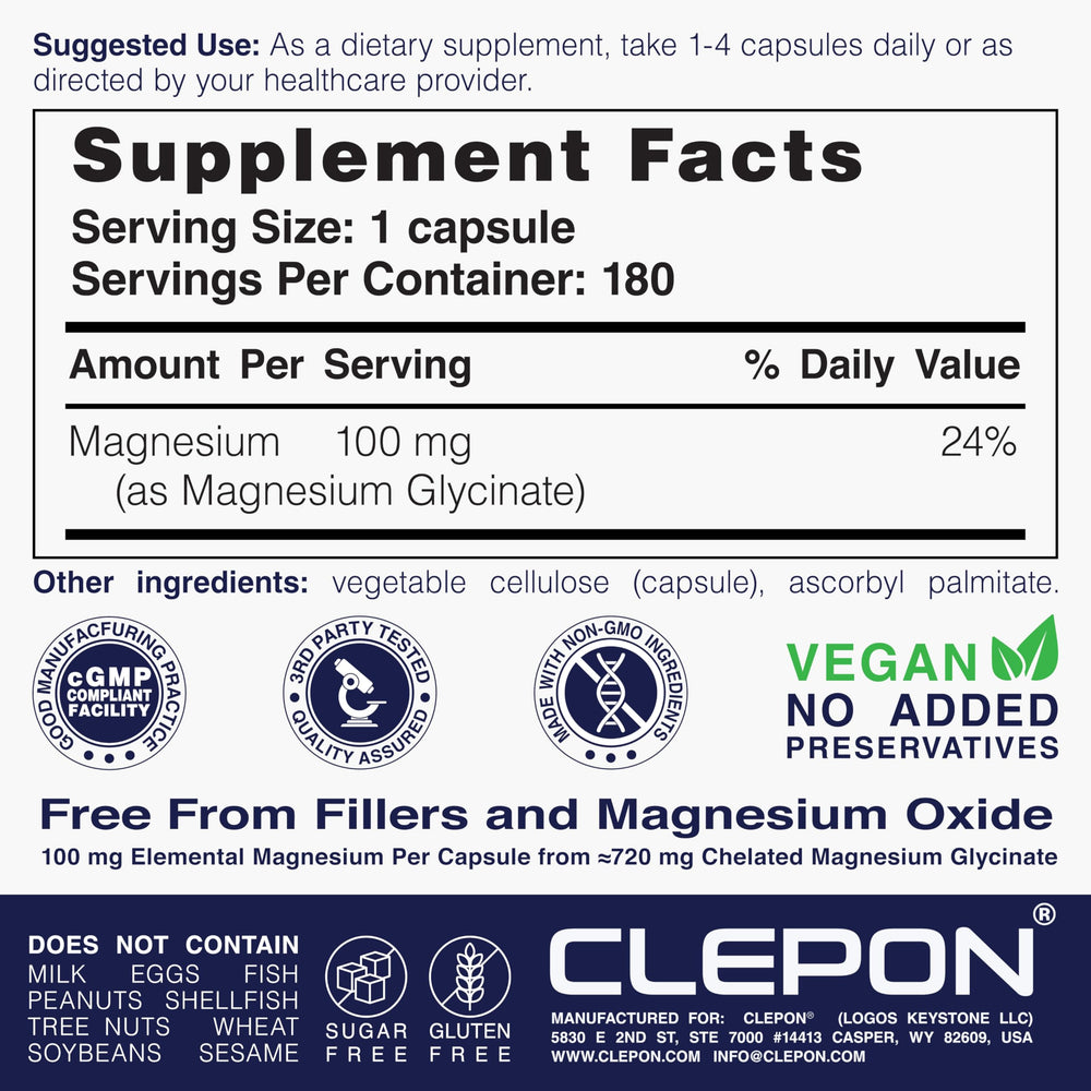 Illustration of chelated magnesium glycinate showing improved absorption benefits.