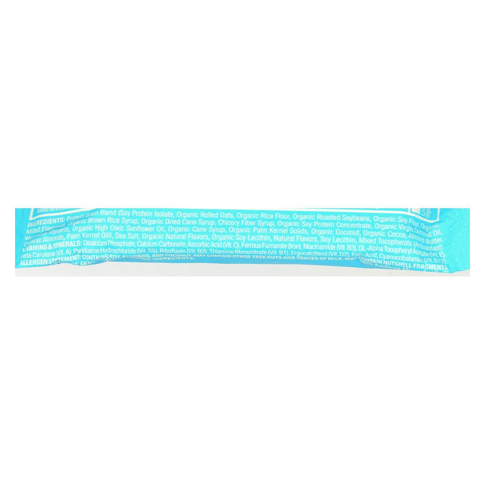 Clif Luna Bar chocolate coating detail, tropical flavor for snack lovers.