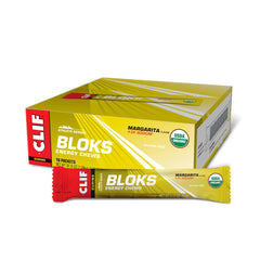 CLIF BLOKS Margarita 3X Sodium packaging for on-the-go energy during workouts