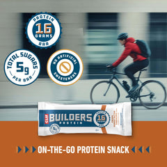 CLIF BUILDERS gluten-free label on packaging