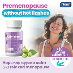 Climafort capsules-pour shows easy daily intake