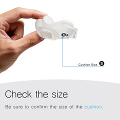 Easy-to-replace cushion set helps maintain a reliable fit with AirFit N30i.