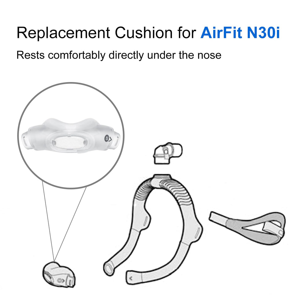 QuietAir vent reduces exhaled noise for undisturbed sleep beside you.