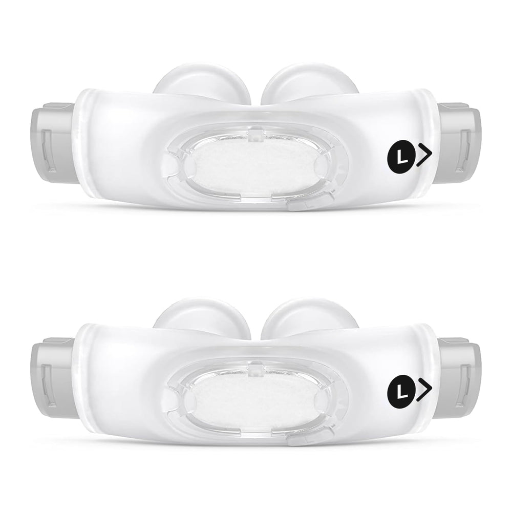 CLNRMA P30i nasal pillow 2-pack provides a secure seal for CPAP users.