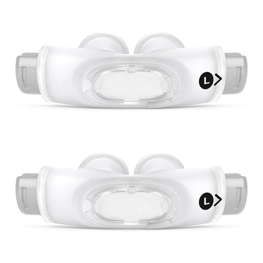 CLNRMA P30i nasal pillow 2-pack provides a secure seal for CPAP users.