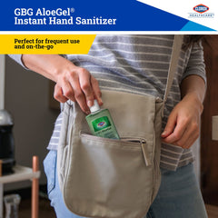 Clorox AloeGel bottle in a classroom for student hygiene.