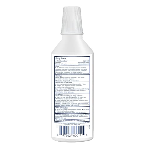 CloSYS Mouth Sores Mouthwash pack of 3 offers convenient family use.