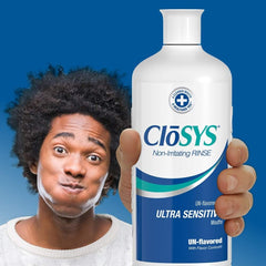 ADA seal on CloSYS Ultra Sensitive Mouthwash packaging